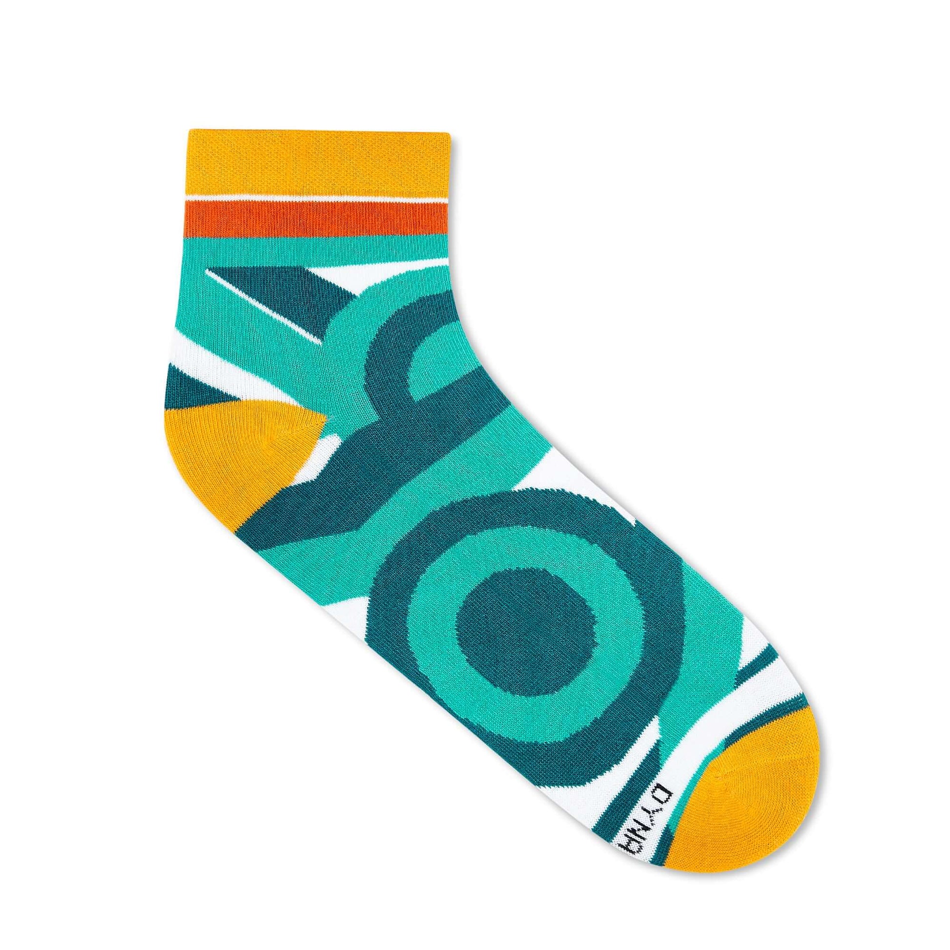 Maze Cotton Ankle Socks