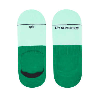 DS Unisex Invisibles – Colorful Cotton Socks in Mint & Green