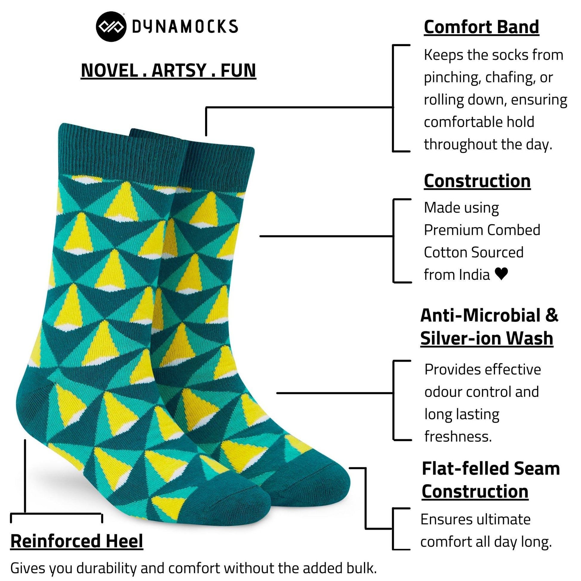 Cotton Crew Socks: Beam Crew Length Socks