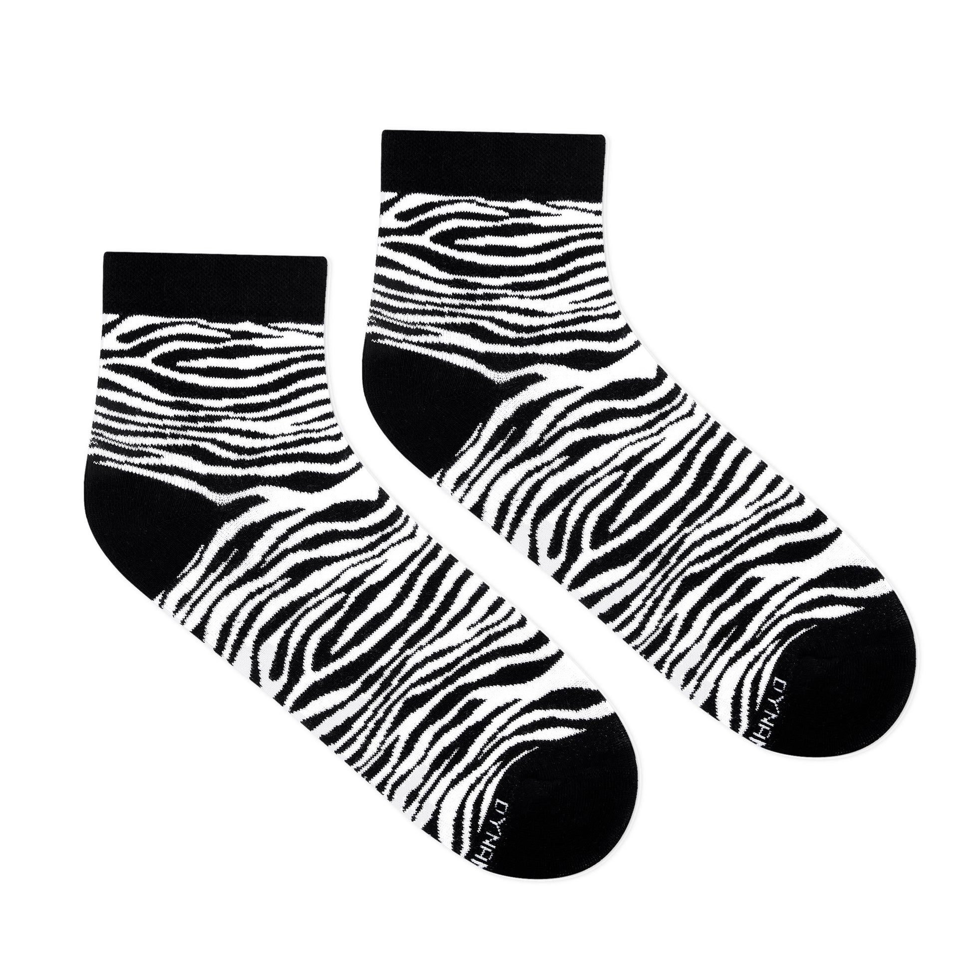 ZEBRA ANKLE LENGTH SOCKS - Cotton Ankle Socks