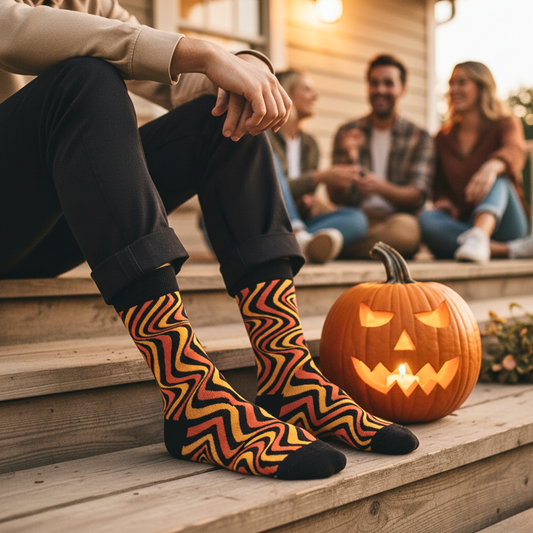 Cotton Crew Socks: SIZZLE Crew Length Socks