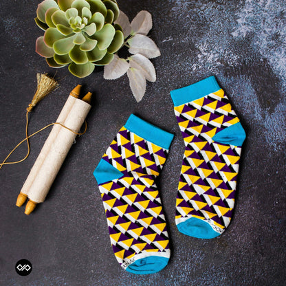 Cotton Ankle Socks Combo – Yinyang, Polka, Neon, Confetti, Prism & Jolly