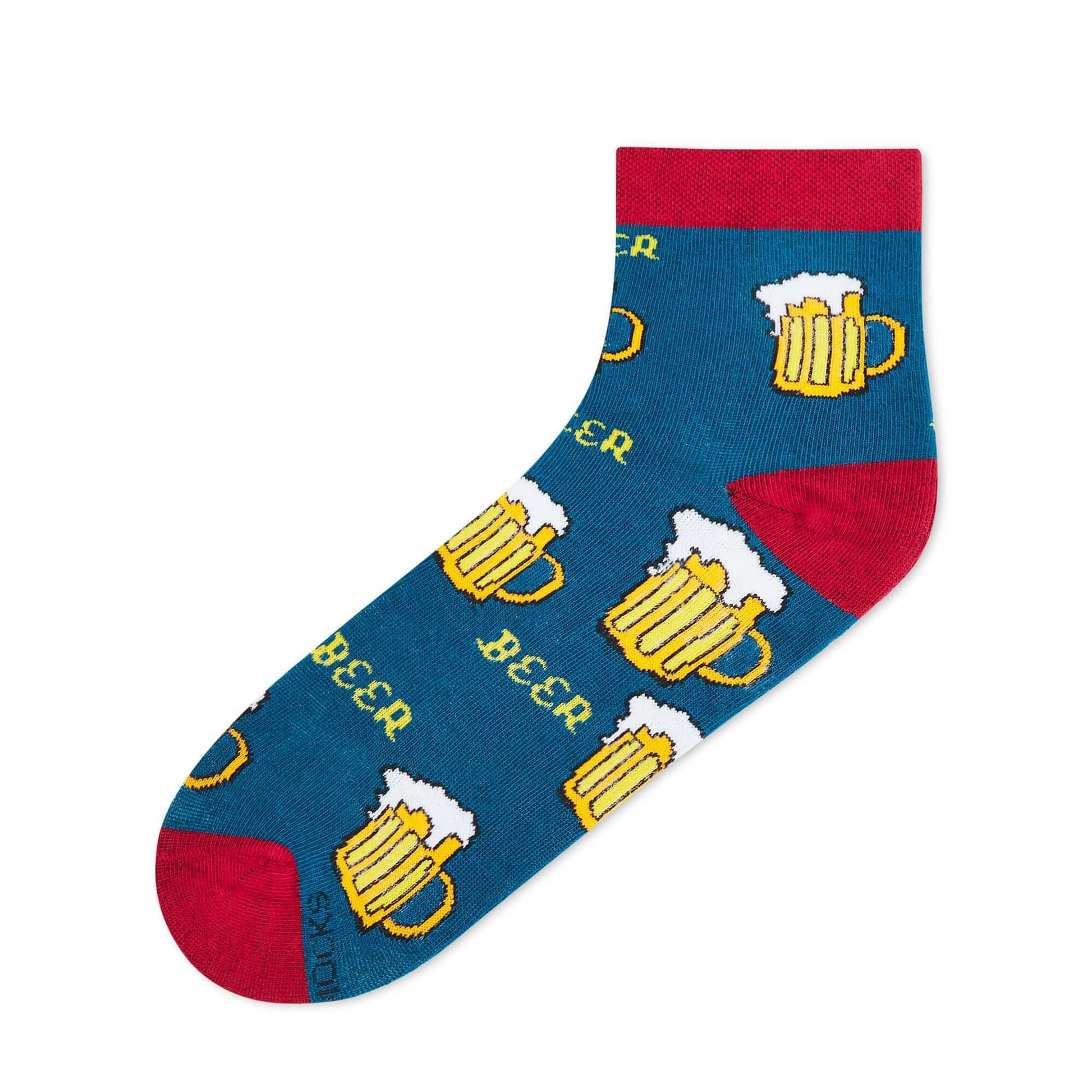 Cotton Ankle Socks – Beer Ankle Length Socks | Fun & Casual
