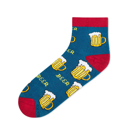 Cotton Ankle Socks – Beer Ankle Length Socks | Fun & Casual