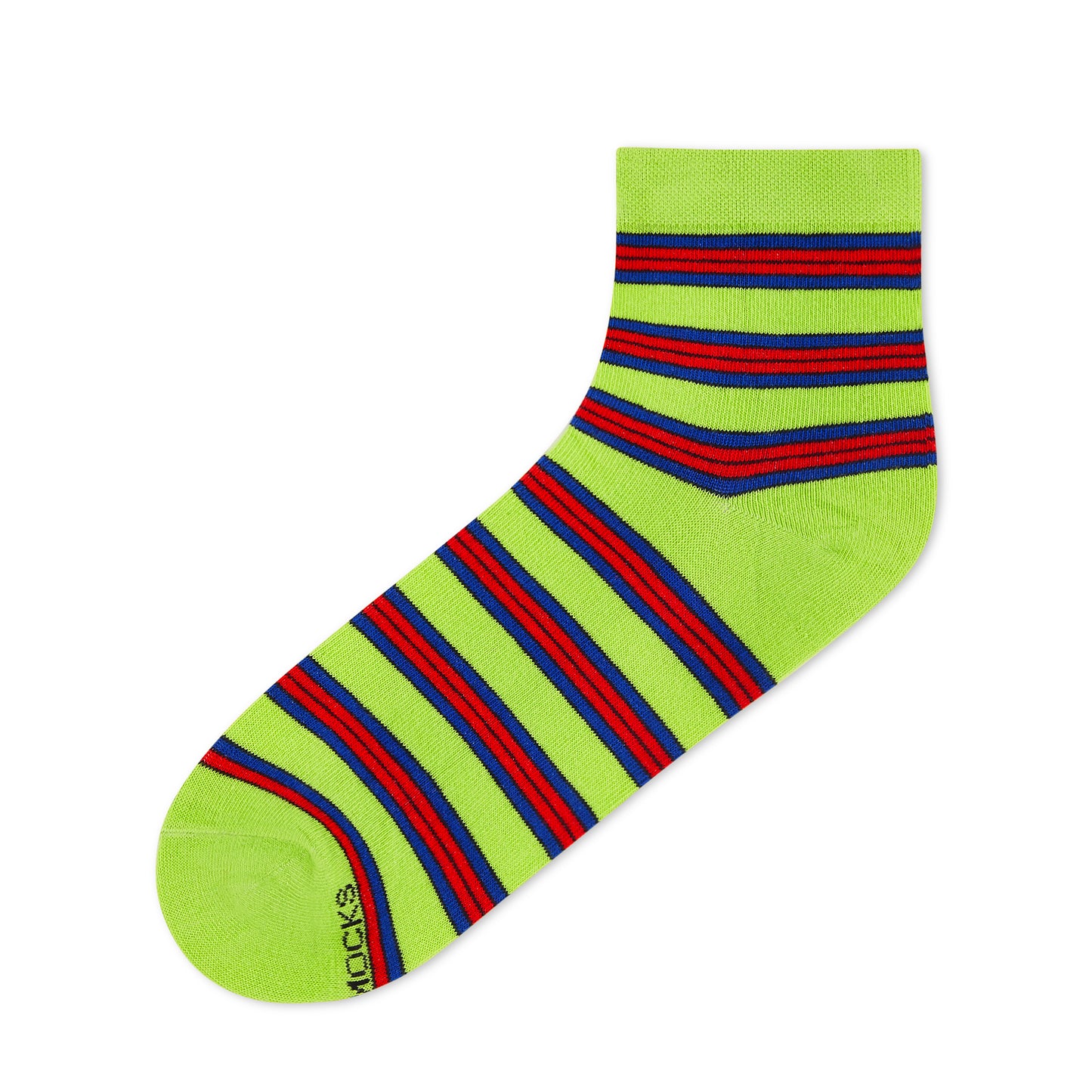 Cotton Ankle Socks - Stripes 11.0