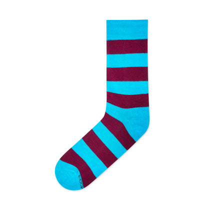 Bold Stripes 3.0 Crew Length Socks, Premium Cotton dress socks for Men and Women