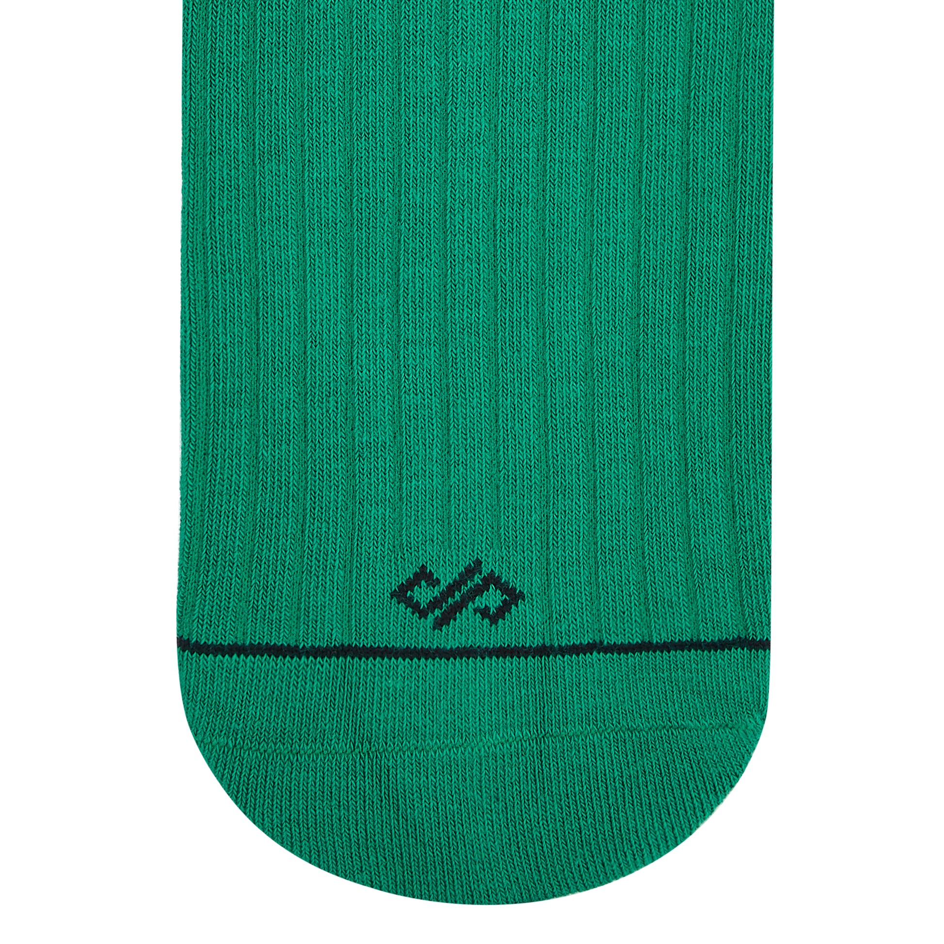 Cotton Crew Socks: SOLID GREEN Crew Length Socks