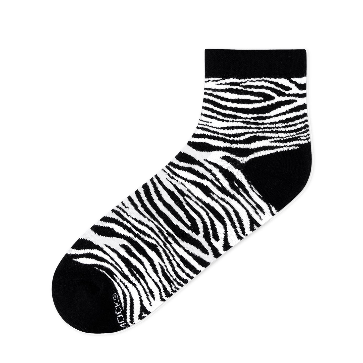 ZEBRA ANKLE LENGTH SOCKS - Cotton Ankle Socks