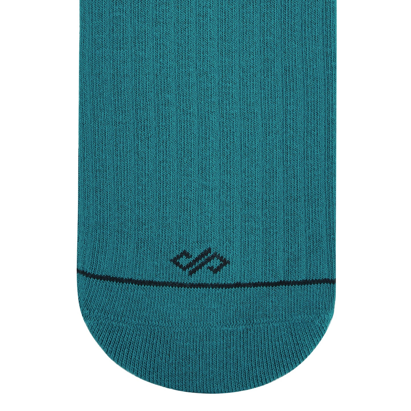 Solid Teal Green Crew Length Cotton Socks: A Refreshing Statement