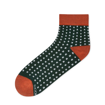 Cotton Ankle Socks: Arrows Design