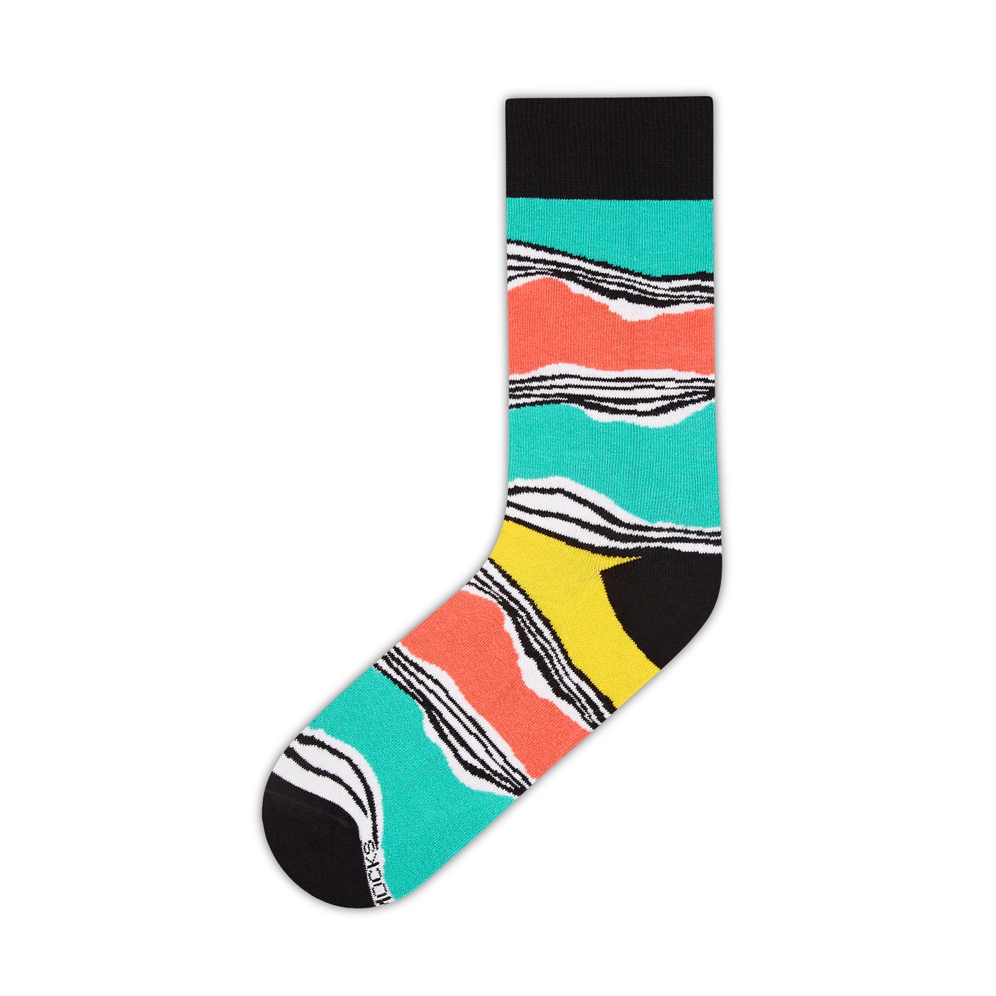 Fun Stripes Crew Length Socks: A Touch of Sophisticated Style, Colorful Luxurious Cotton Socks.