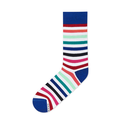 Cotton Crew Socks: STRIPES 19.0