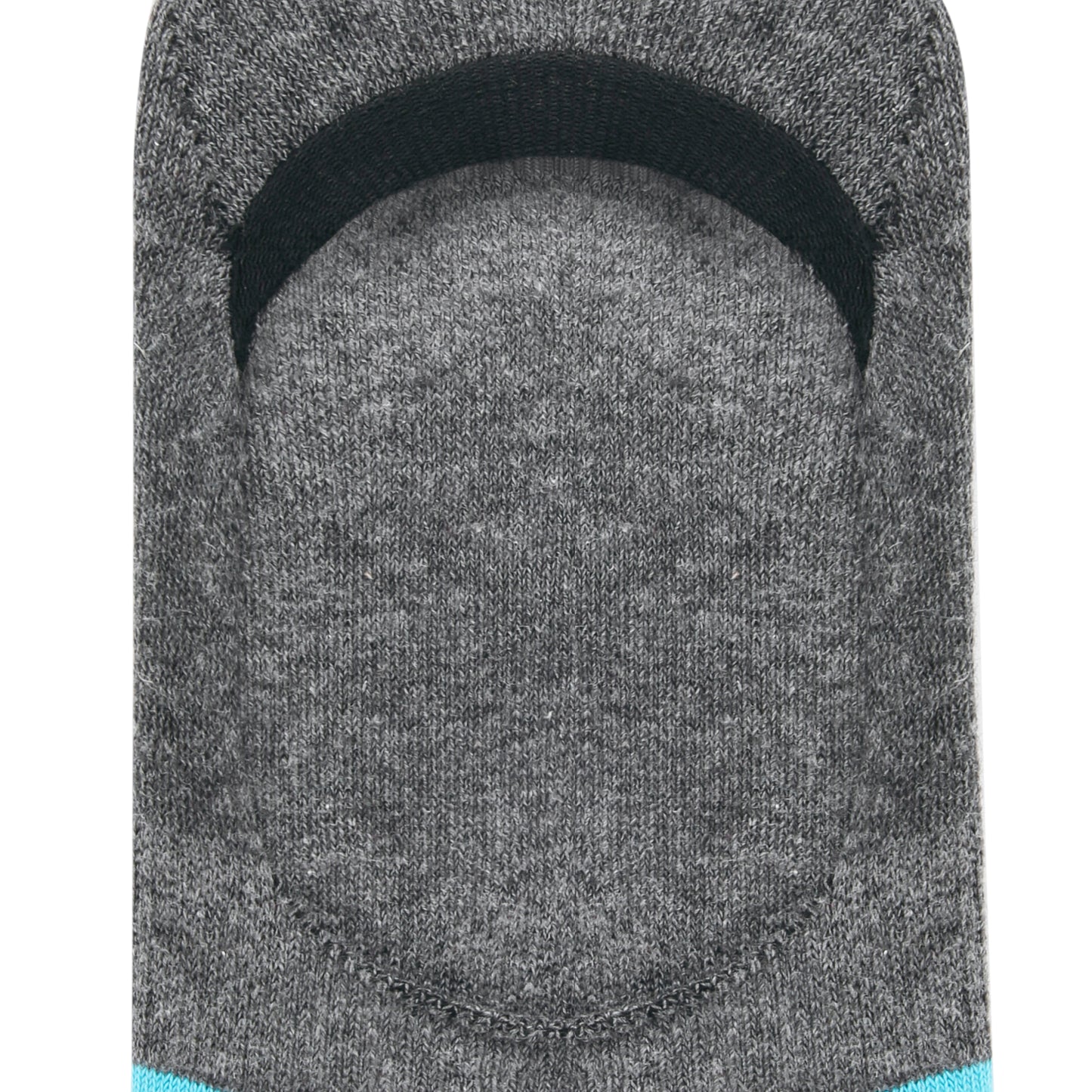 Cotton Socks in Aqua & Dark Grey