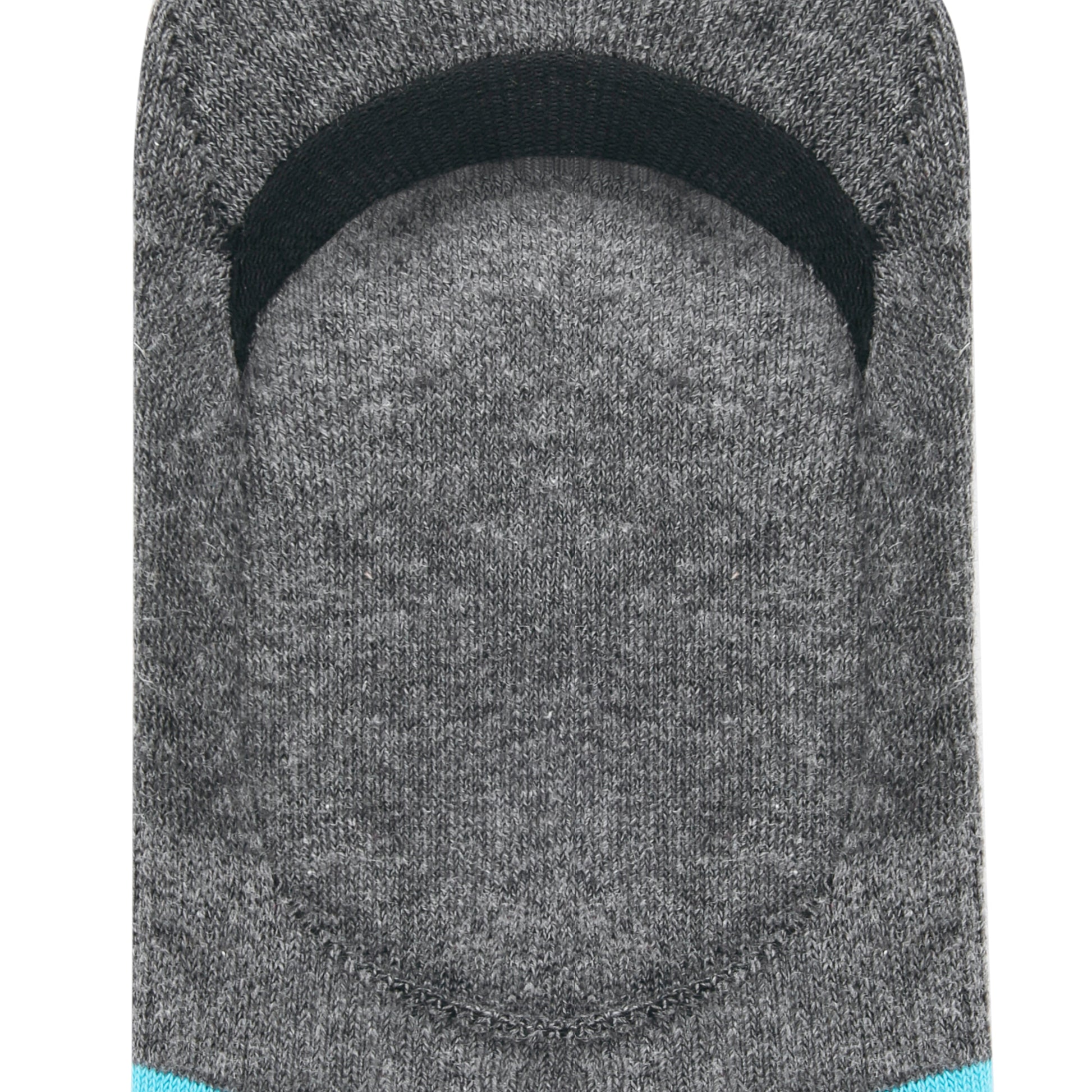 Cotton Socks in Aqua & Dark Grey