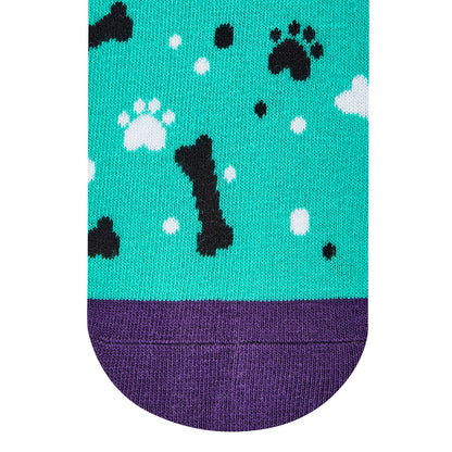 PAWS-AND-BONES CREW LENGTH SOCKS - Cotton Crew Socks