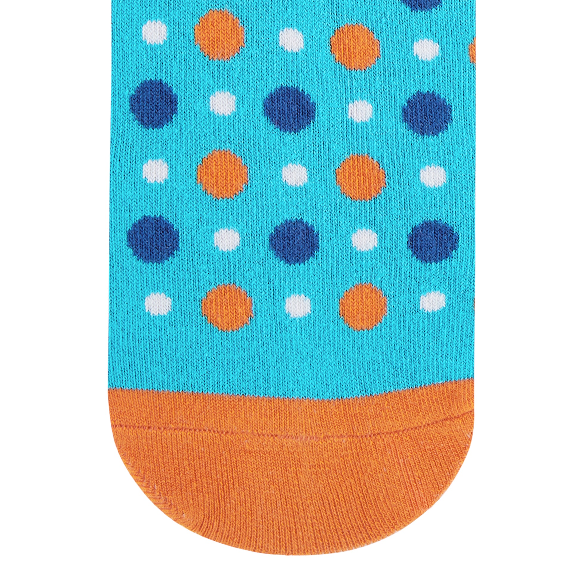 Fizzy Aqua Crew Length Socks - Refreshing Cotton Comfort 