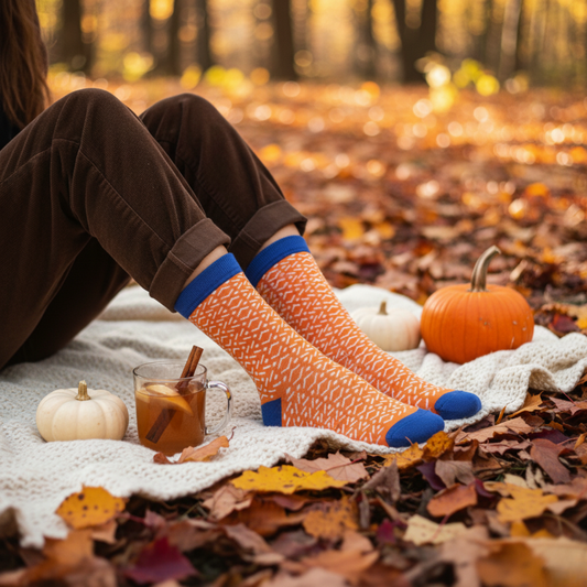 TANGY CREW LENGTH SOCKS - Cotton Crew Socks