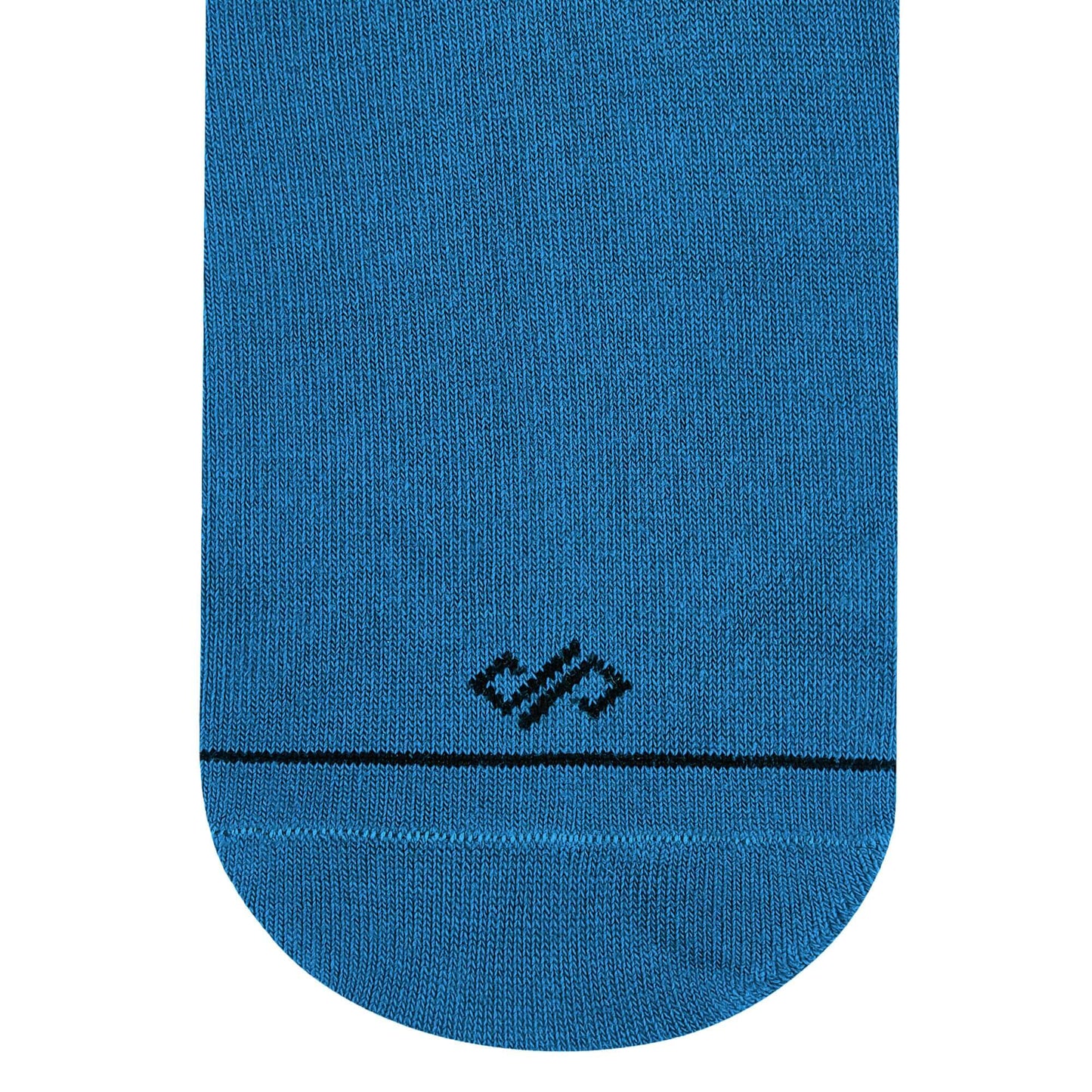 Solid Teal Blue Cotton Ankle Socks 