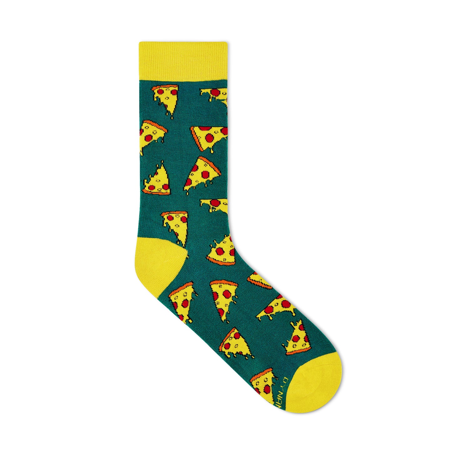 PIZZA CREW LENGTH SOCKS - Cotton Crew Socks