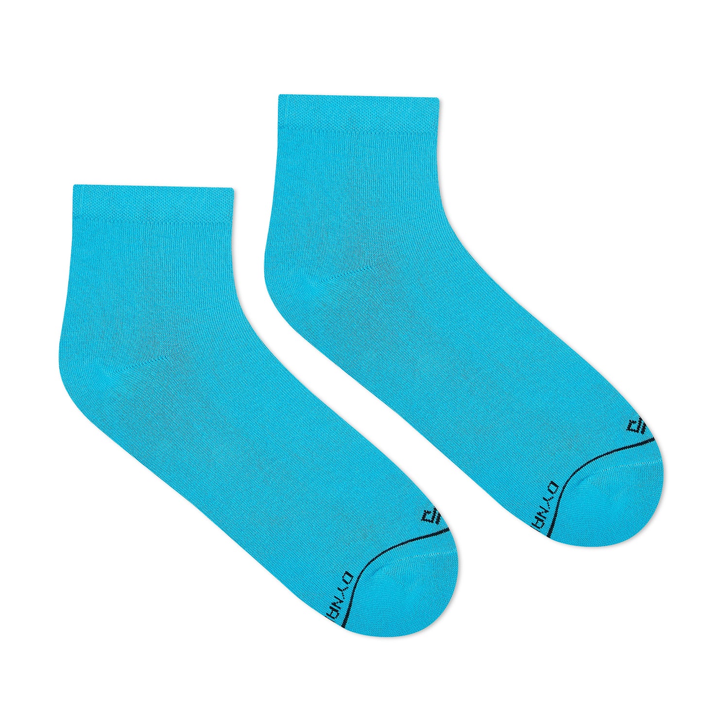 SOLID AQUA ANKLE LENGTH SOCKS - Cotton Ankle Socks