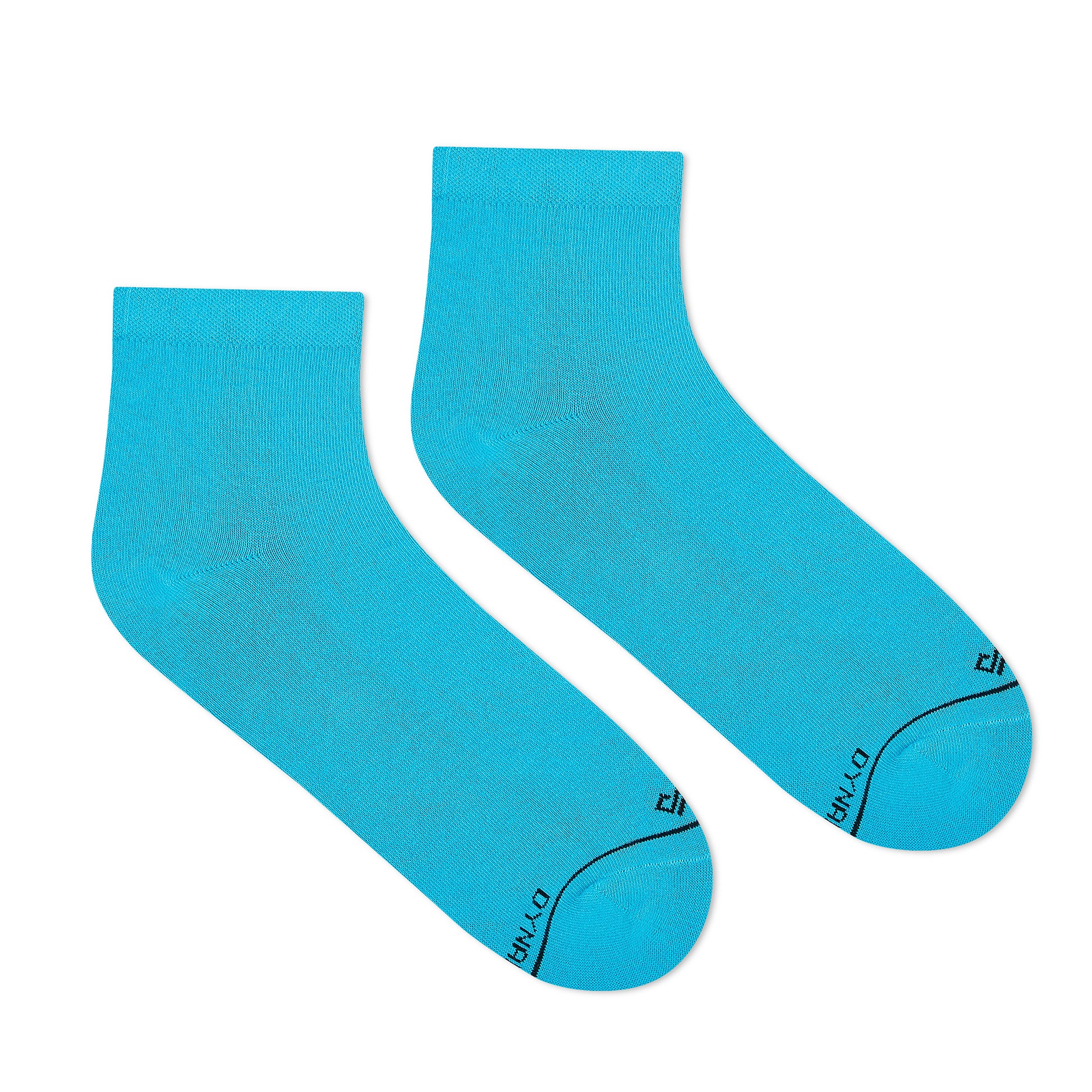 SOLID AQUA ANKLE LENGTH SOCKS - Cotton Ankle Socks