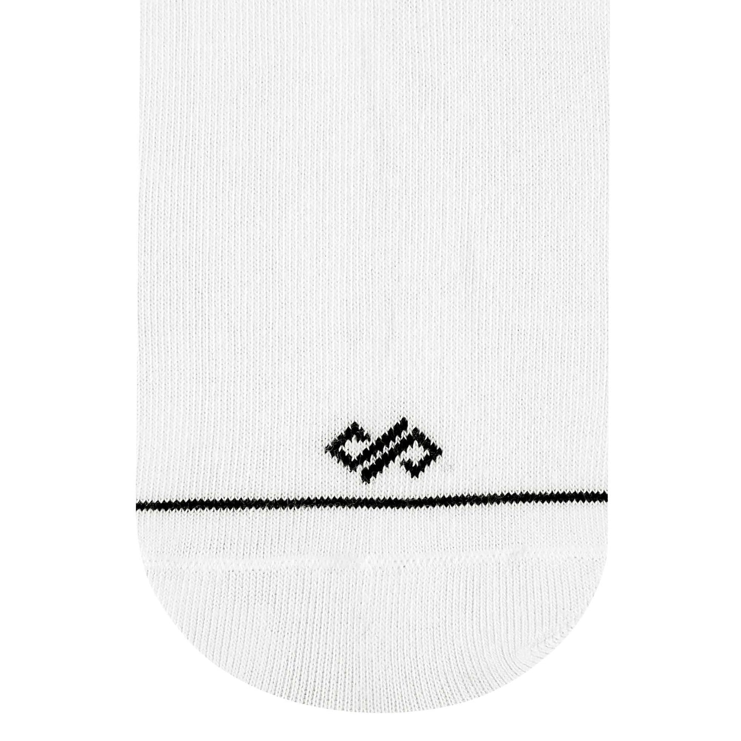 Solid White Cotton Ankle Socks