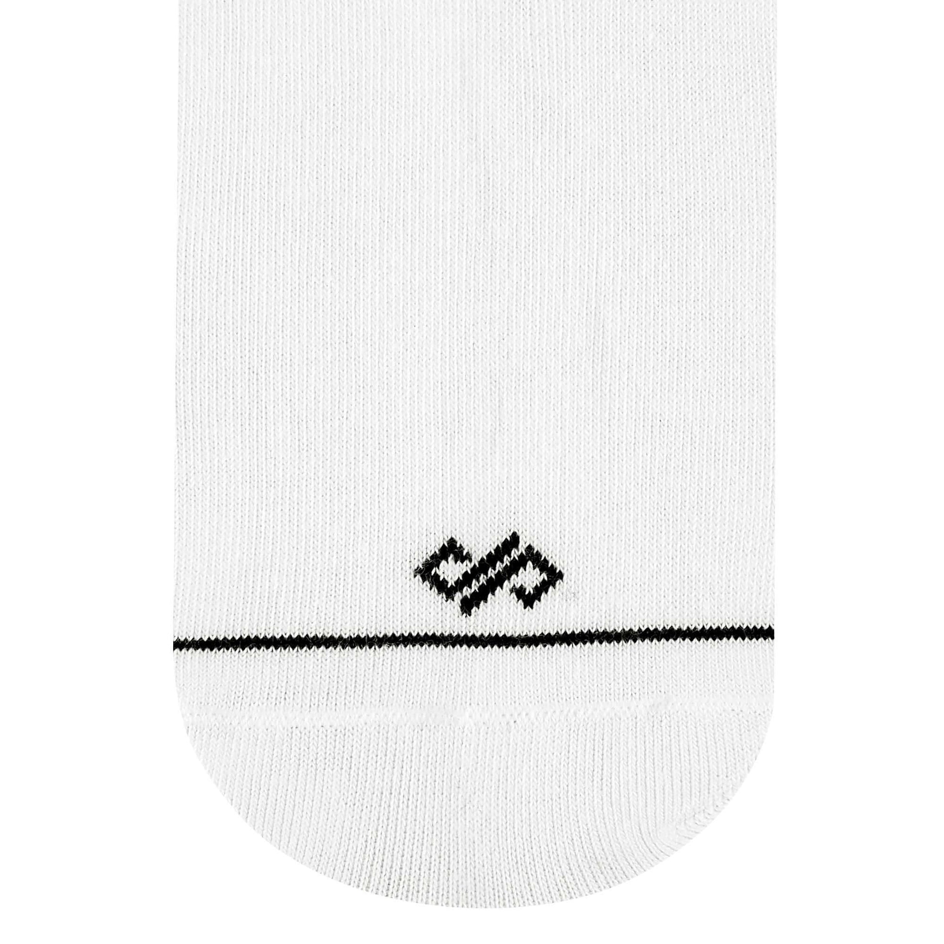Solid White Cotton Ankle Socks