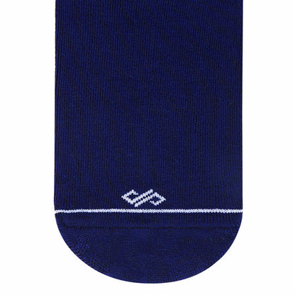Comfort Meets Style: Navy Blue Unisex Bamboo Crew Length Socks

