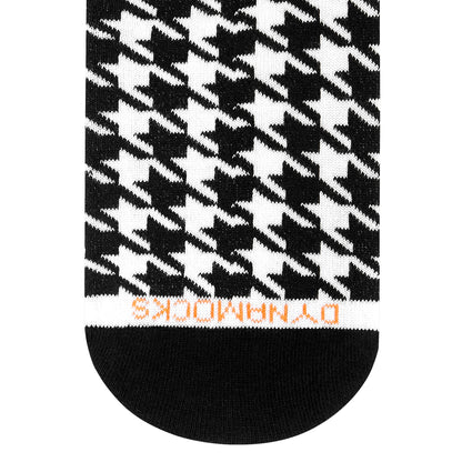 Houndstooth Ankle Socks | Single Pair, Classic Cotton Comfort