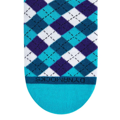 Cotton Ankle Socks – Dandy Aqua Ankle Length Socks
