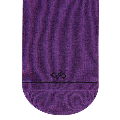 Purple Unisex Low Ankle Length Socks