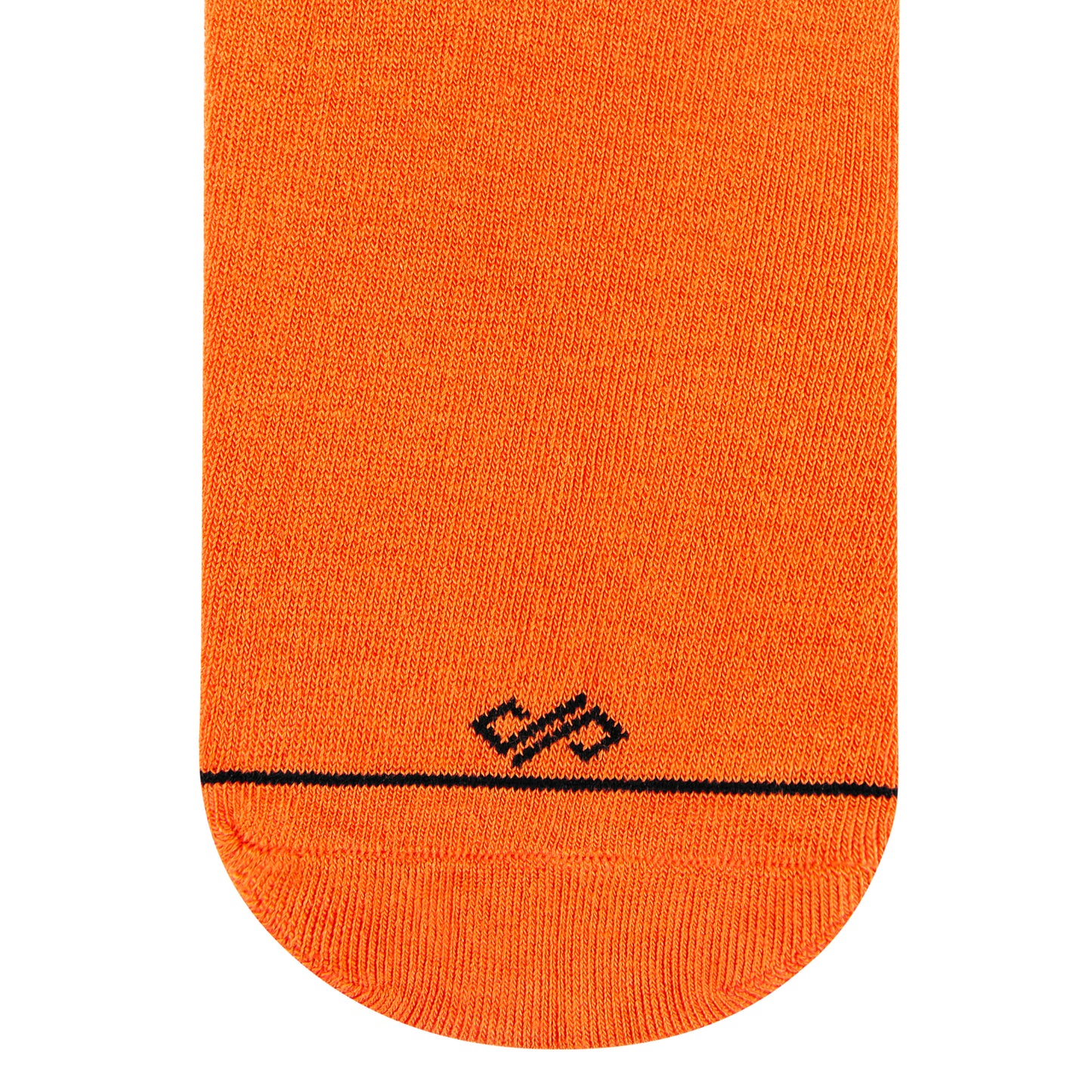 Comfort Meets Style: Orange Unisex Bamboo Crew Length Socks