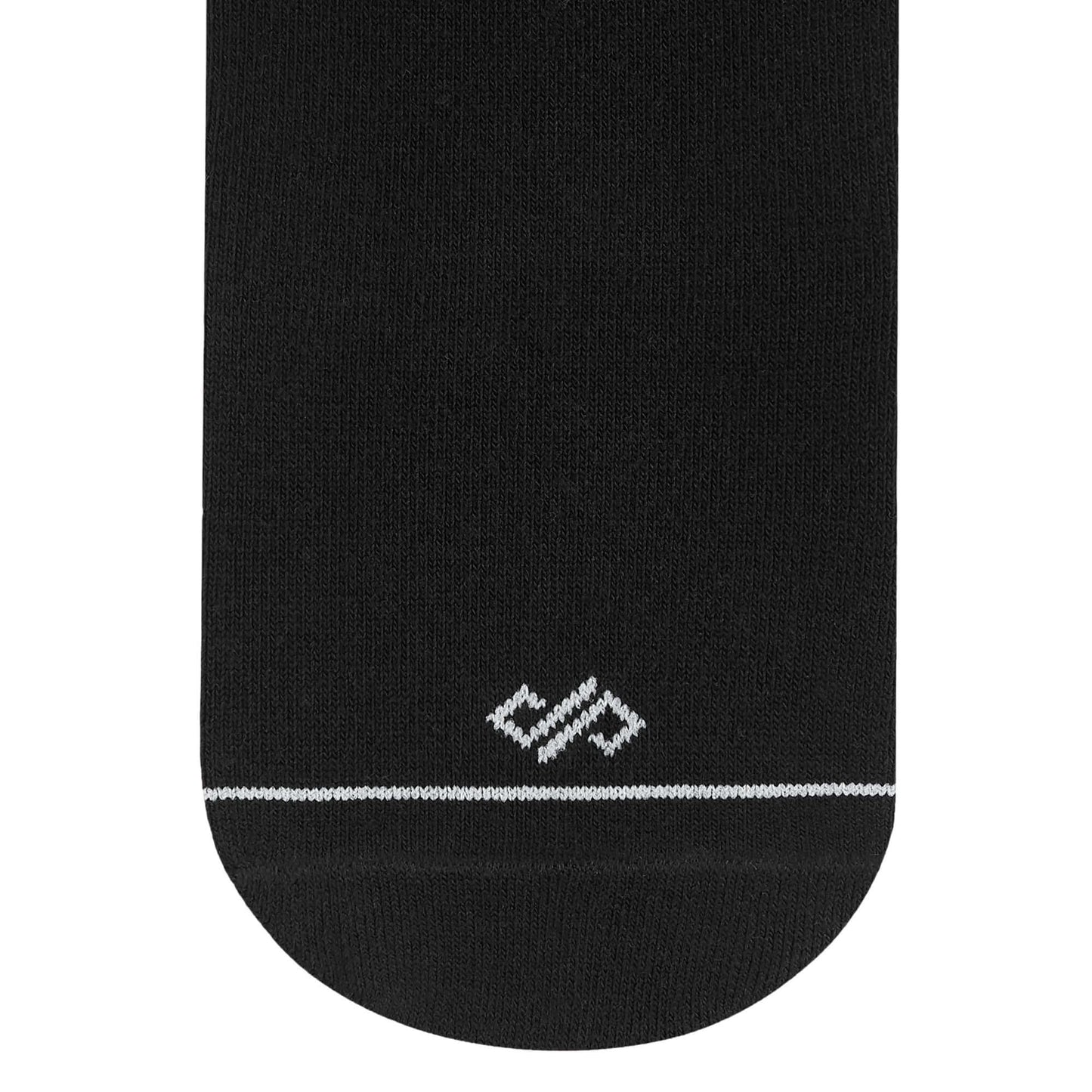 Solid Black Cotton Ankle Socks