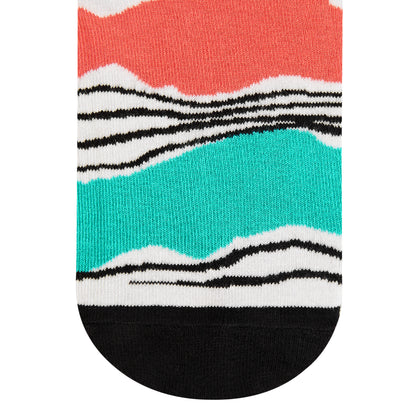 Fun Stripes Crew Length Socks: A Touch of Sophisticated Style, Colorful Luxurious Cotton Socks.