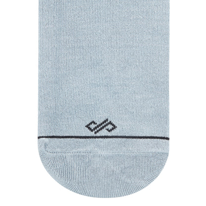 Comfort Meets Style: Grey Unisex Bamboo Crew Length Socks