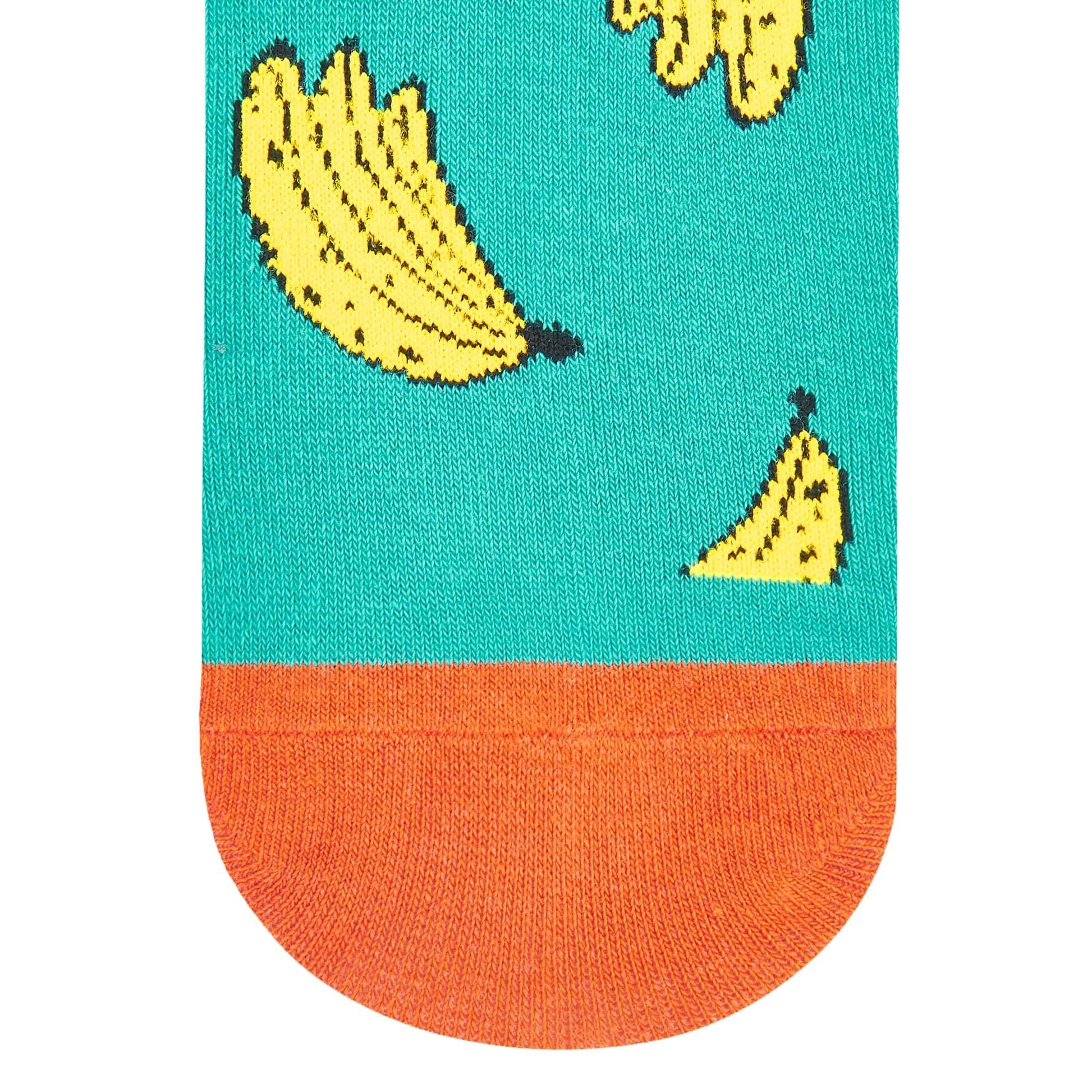 Banana Crew Socks | Fruity Fun & Cotton Comfort