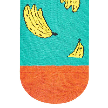 Banana Crew Socks | Fruity Fun & Cotton Comfort