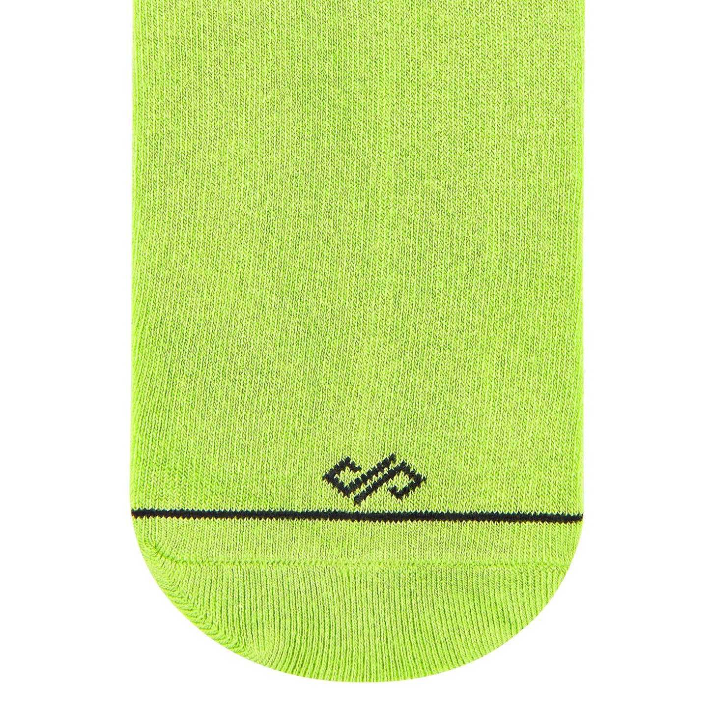 Neon Green Unisex Bamboo Crew Length Socks