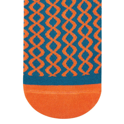 Charm Crew Length Socks - Soft Cotton Comfort with Subtle Style