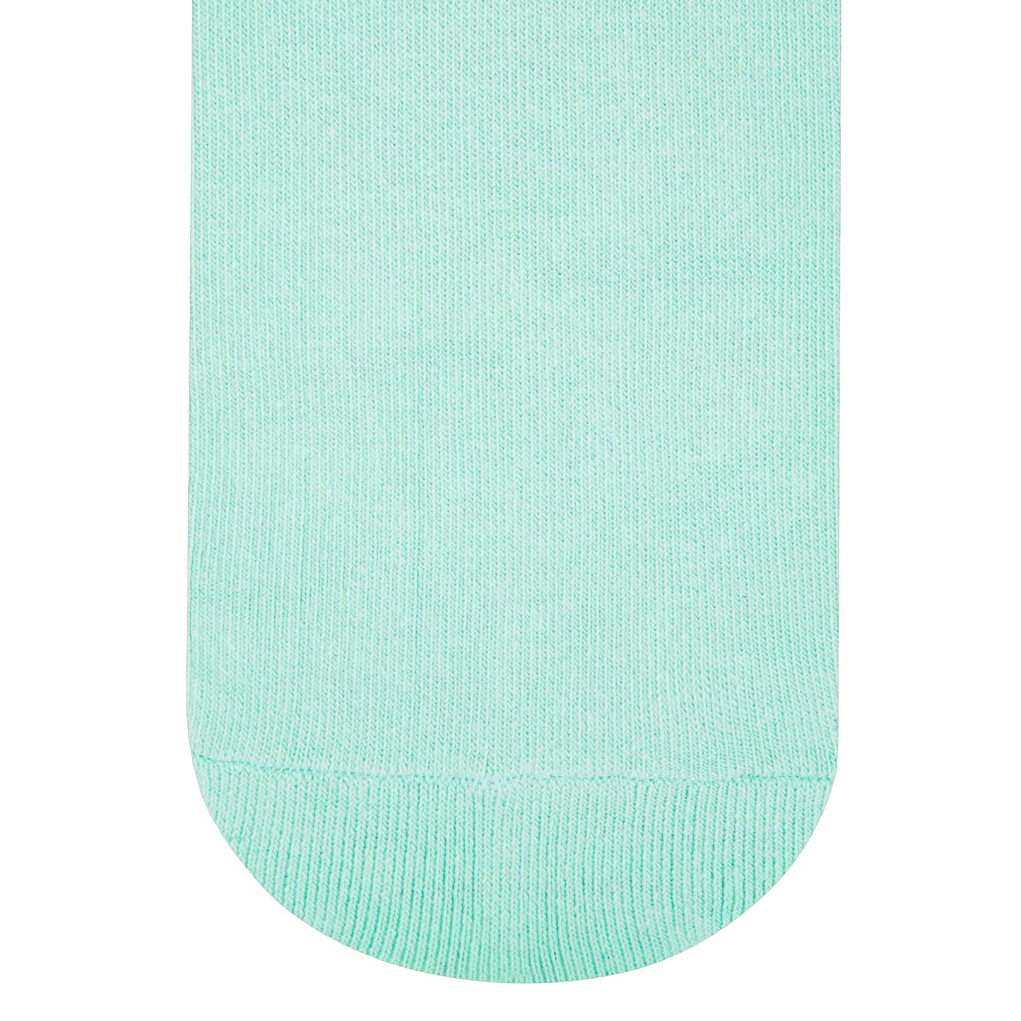 Solid Mint Cotton Ankle Socks