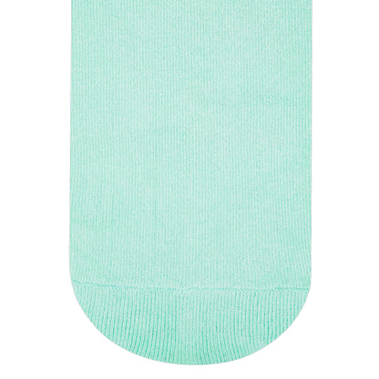 Solid Mint Cotton Ankle Socks