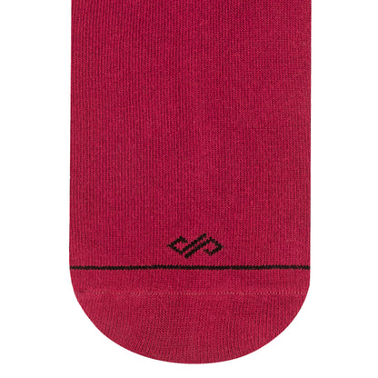 SOLID MAROON ANKLE LENGTH SOCKS - Cotton Ankle Socks