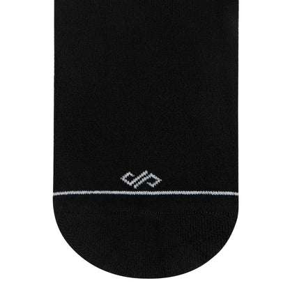Solid Black Crew Socks | Single Pair, Everyday Cotton Comfort
