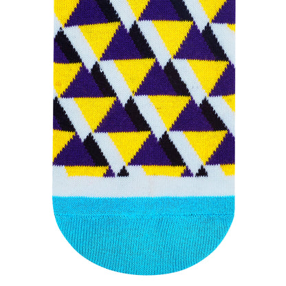 Prism Ankle Length Socks: A Spectrum of Color for Your Feet
