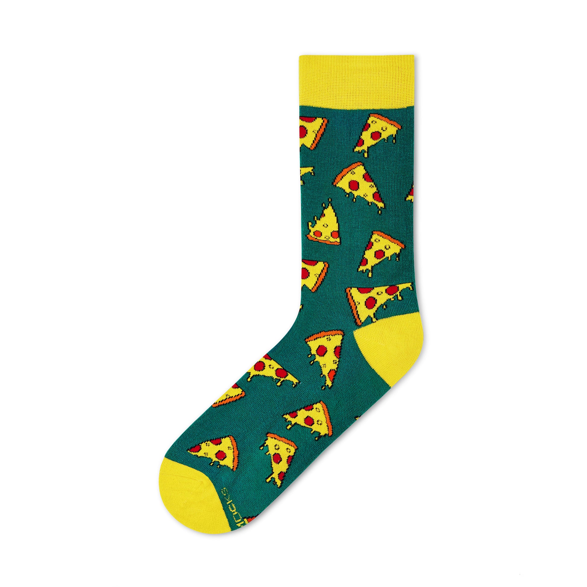PIZZA CREW LENGTH SOCKS - Cotton Crew Socks