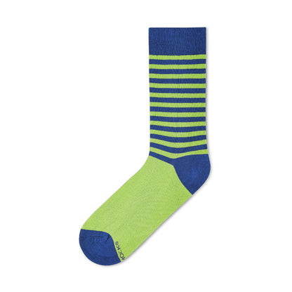 Stripes DUO 3.0 Crew Length Socks - Double the Style, Maximum Comfort 
