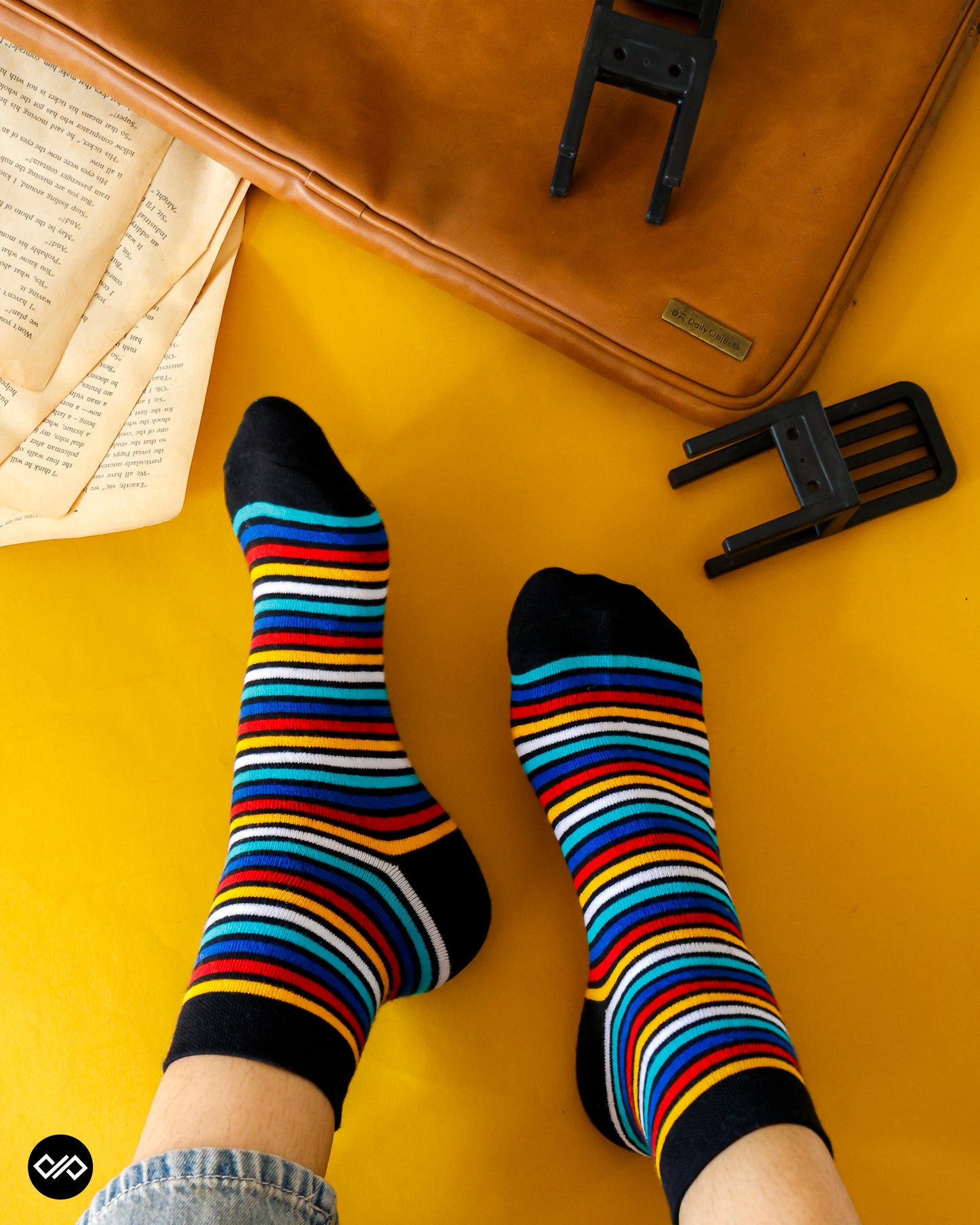 Cotton Ankle Socks : Stripes 9.0 Ankle Length Socks