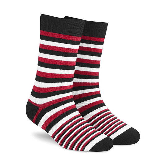 Stylish Cotton Crew Socks : Stripes X-2