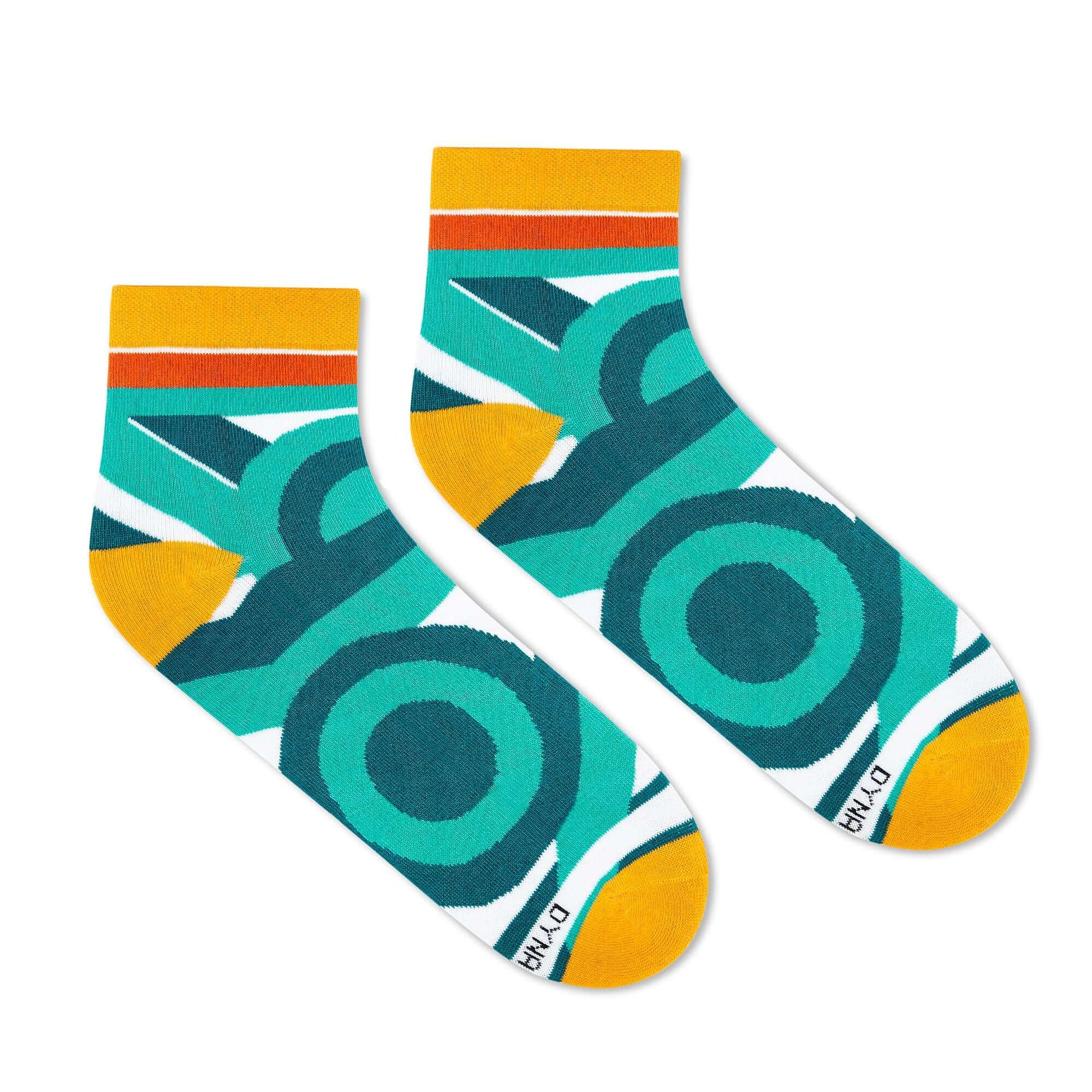 Maze Cotton Ankle Socks