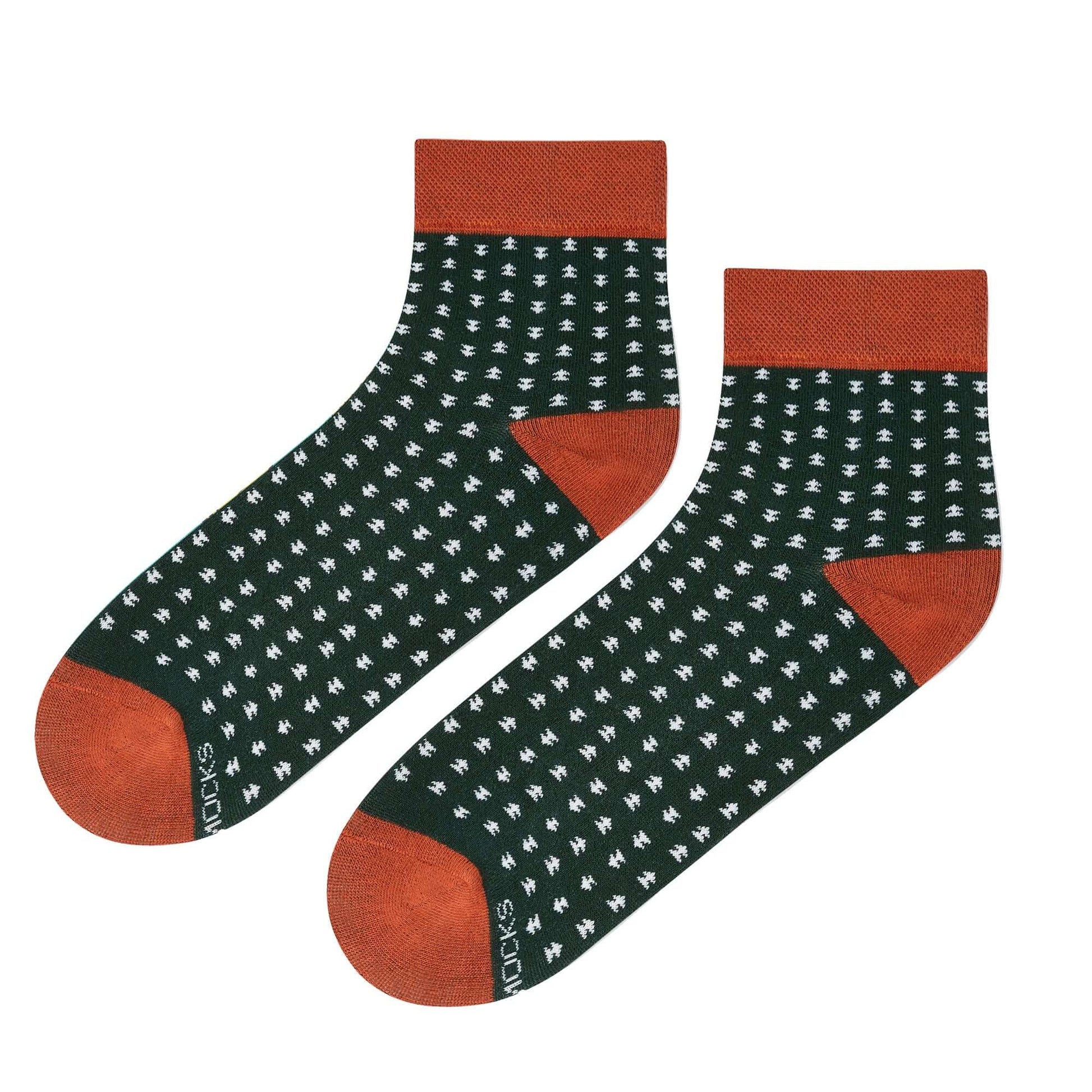Cotton Ankle Socks: Arrows Design